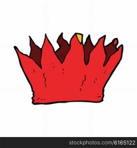 cartoon paper crown