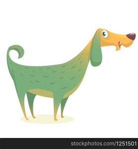 Cartoon pretty afghan doggy
