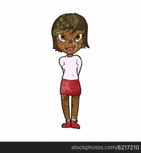 cartoon pretty girl