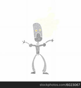 cartoon robot