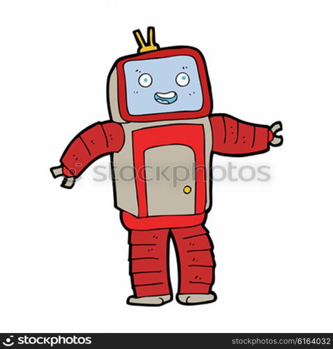 cartoon robot