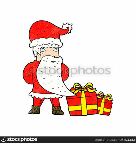 cartoon santa claus