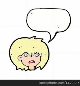 cartoon shocked expression with speech bubble
