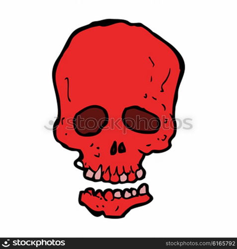 cartoon skull