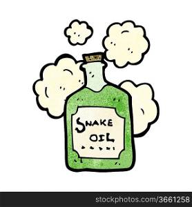 cartoon snake oil