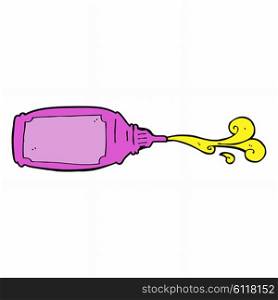 cartoon squirting bottle