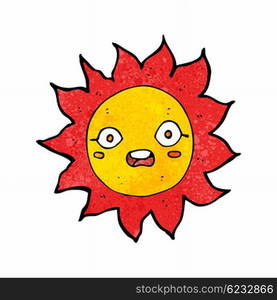 cartoon sun