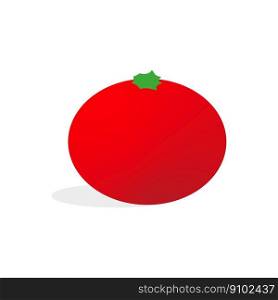 Cartoon tomato, great design for any purposes. Organic food. Healthy eating. Vector illustration. EPS 10.. Cartoon tomato, great design for any purposes. Organic food. Healthy eating. Vector illustration.