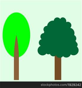 Cartoon tree. Colorful background. Forest element. Home garden. Nature symbol. Vector illustration. Stock image. EPS 10.. Cartoon tree. Colorful background. Forest element. Home garden. Nature symbol. Vector illustration. Stock image.