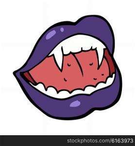 cartoon vampire lips