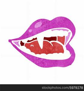 cartoon vampire mouth