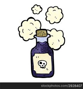 cartoon vial of poison