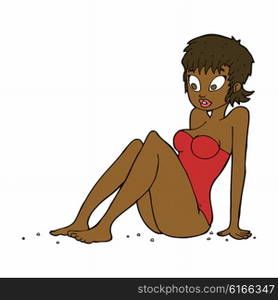 cartoon naked woman  Stockphotos.com