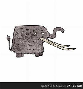cartoon woolly mammoth