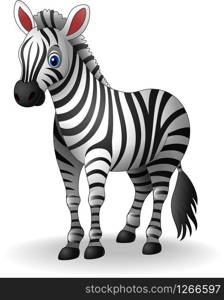 Cartoon zebra