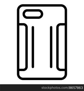 Case cover icon outline vector. Smartphone protect. Screen clean. Case cover icon outline vector. Smartphone protect