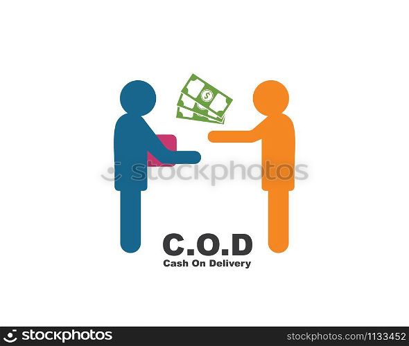 cash on delivery delivery vector icon illustration design