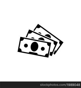Cash, Paper Money, Finance Currency. Flat Vector Icon illustration. Simple black symbol on white background. Cash, Paper Money, Finance Currency sign design template for web and mobile UI element. Cash, Paper Money, Finance Currency. Flat Vector Icon illustration. Simple black symbol on white background. Cash, Paper Money, Finance Currency sign design template for web and mobile UI element.