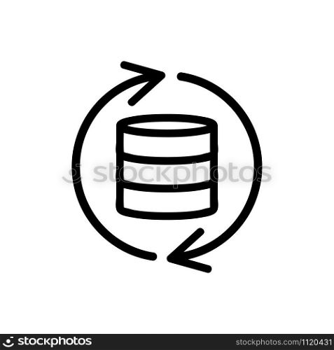 cashback icon vector. A thin line sign. Isolated contour symbol illustration. cashback icon vector. Isolated contour symbol illustration