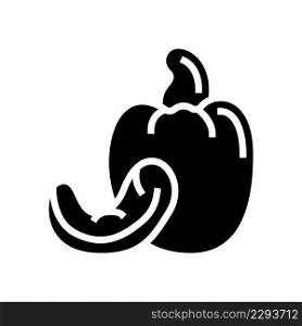 cashew nut glyph icon vector. cashew nut sign. isolated contour symbol black illustration. cashew nut glyph icon vector illustration