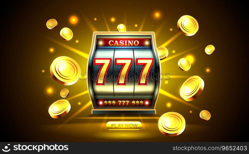 Banner de 777 Casino con máquinas tragamonedas