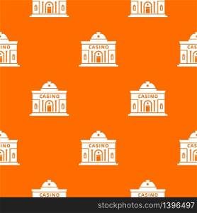 Casino building pattern vector orange for any web design best. Casino building pattern vector orange