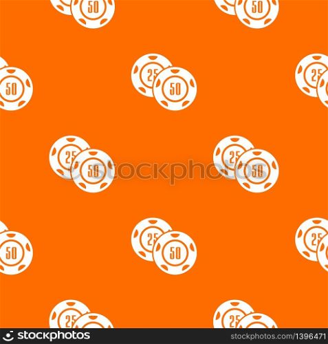 Casino chip pattern vector orange for any web design best. Casino chip pattern vector orange