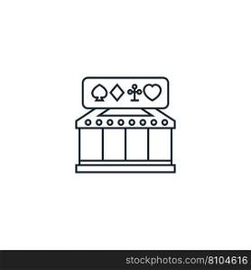 Casino creative icon from icons collection Vector Image