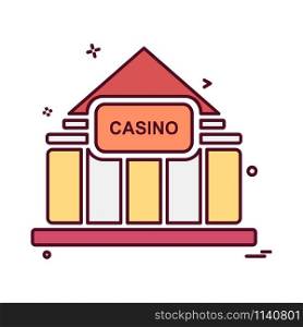 Casino icon design vector