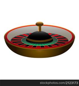 Casino roulette icon cartoon vector. Fortune wheel. Win game. Casino roulette icon cartoon vector. Fortune wheel
