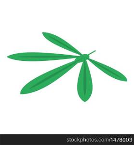 Cassava leaf icon. Isometric of cassava leaf vector icon for web design isolated on white background. Cassava leaf icon, isometric style