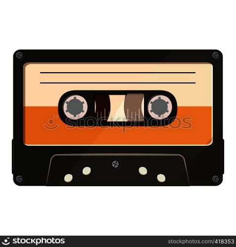 Cassette icon. Cartoon illustration of cassette vector icon for web. Cassette icon, cartoon style
