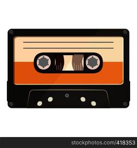 Cassette icon. Cartoon illustration of cassette vector icon for web. Cassette icon, cartoon style