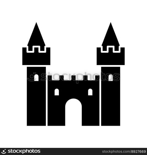 Castle icon vector design template