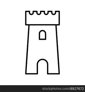 Castle icon vector design template