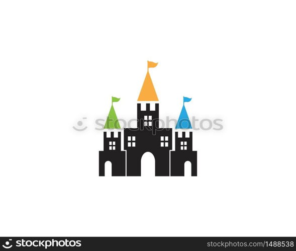 Castle icon vector illustration