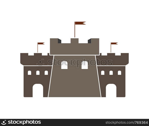 castle logo icon vector illustration design template