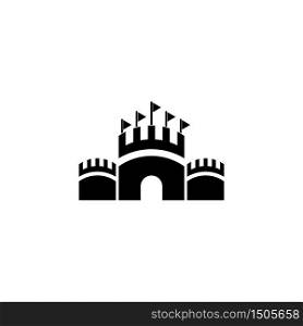 Castle logo template vector icon design