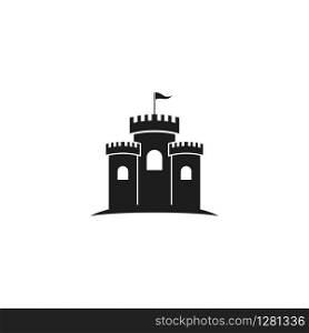 Castle Logo vector icon illustration design