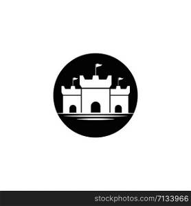 Castle Logo vector icon illustration design
