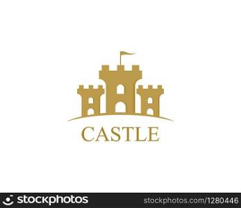 Castle symbol vector icon illustration design