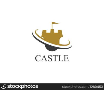 Castle symbol vector icon illustration design