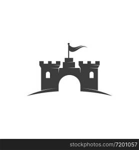 Castle vector illustration icon Template design