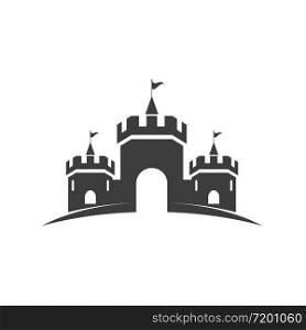 Castle vector illustration icon Template design
