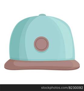 Casual cap icon cartoon vector. Baseball hat. Snap fashion. Casual cap icon cartoon vector. Baseball hat