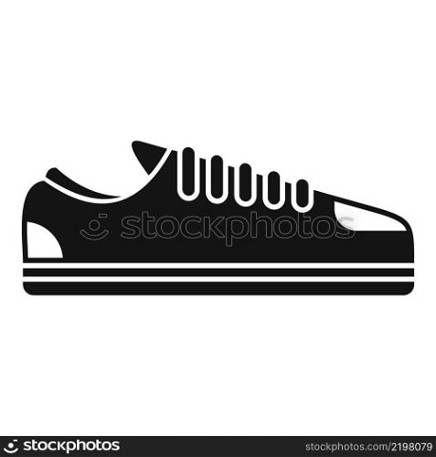 Casual sneaker icon simple vector. Sport shoe. Footwear design. Casual sneaker icon simple vector. Sport shoe