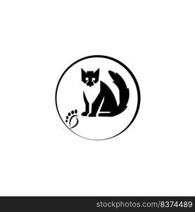 cat animal illustration vector design pet