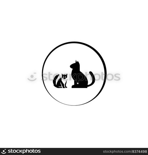 cat animal illustration vector design pet