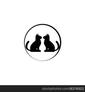 cat animal illustration vector design pet