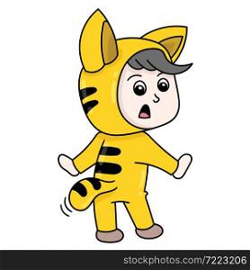 cat costume cartoon